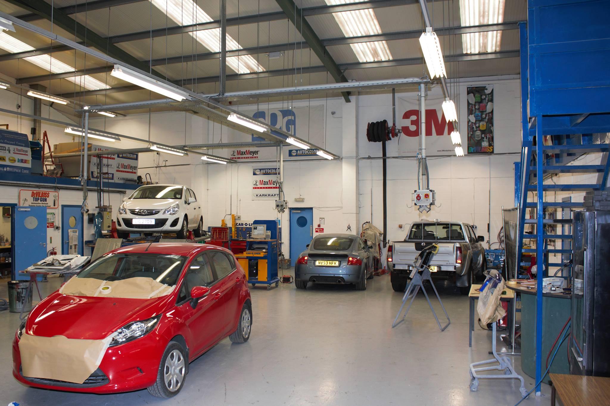 Vehicle Refinishing apprenticeship course at Riverpark Training Northern Ireland